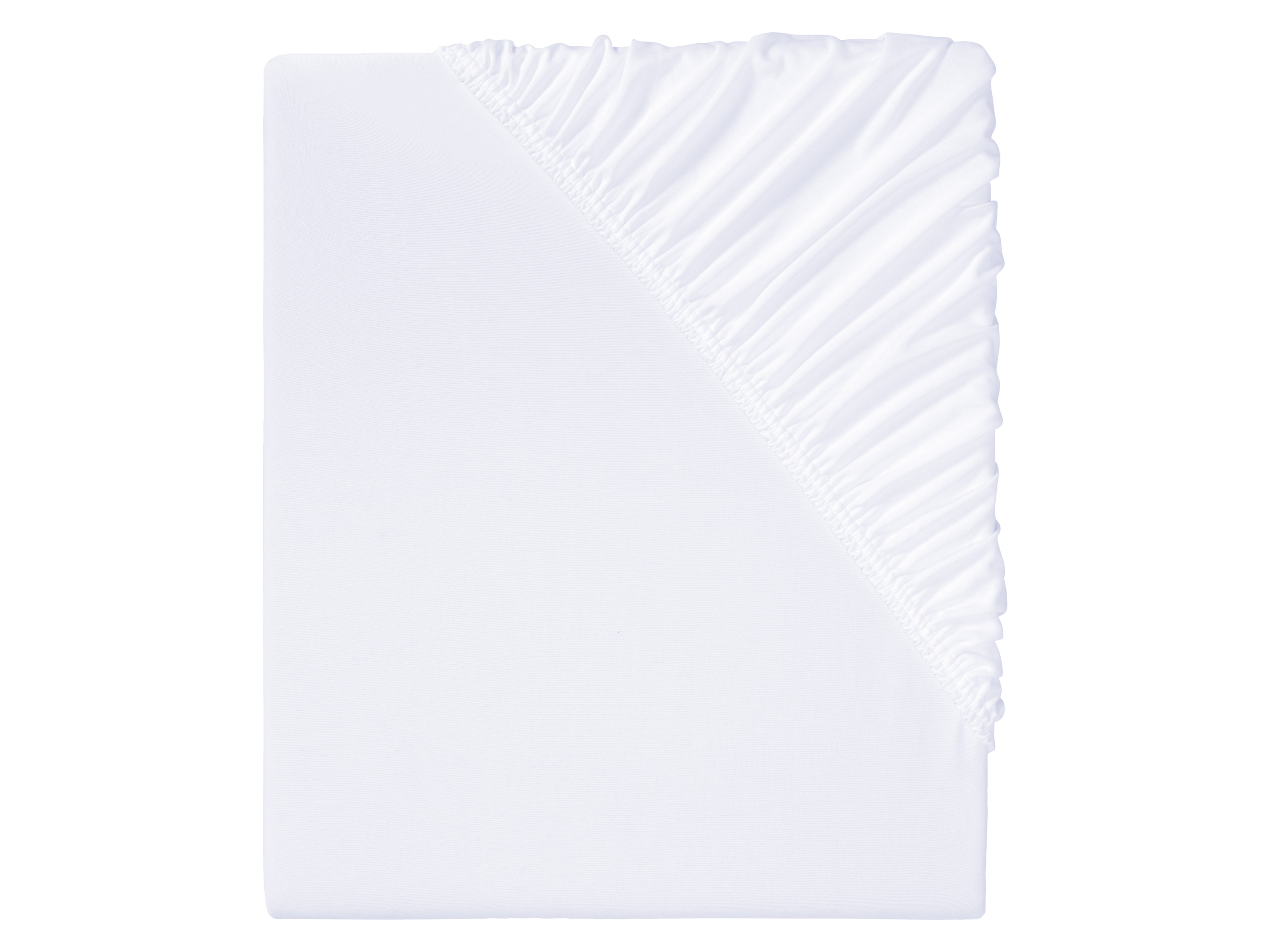 Livarno home Žerzejové napínací prostěradlo, 180-200 x 200 cm (bílá)