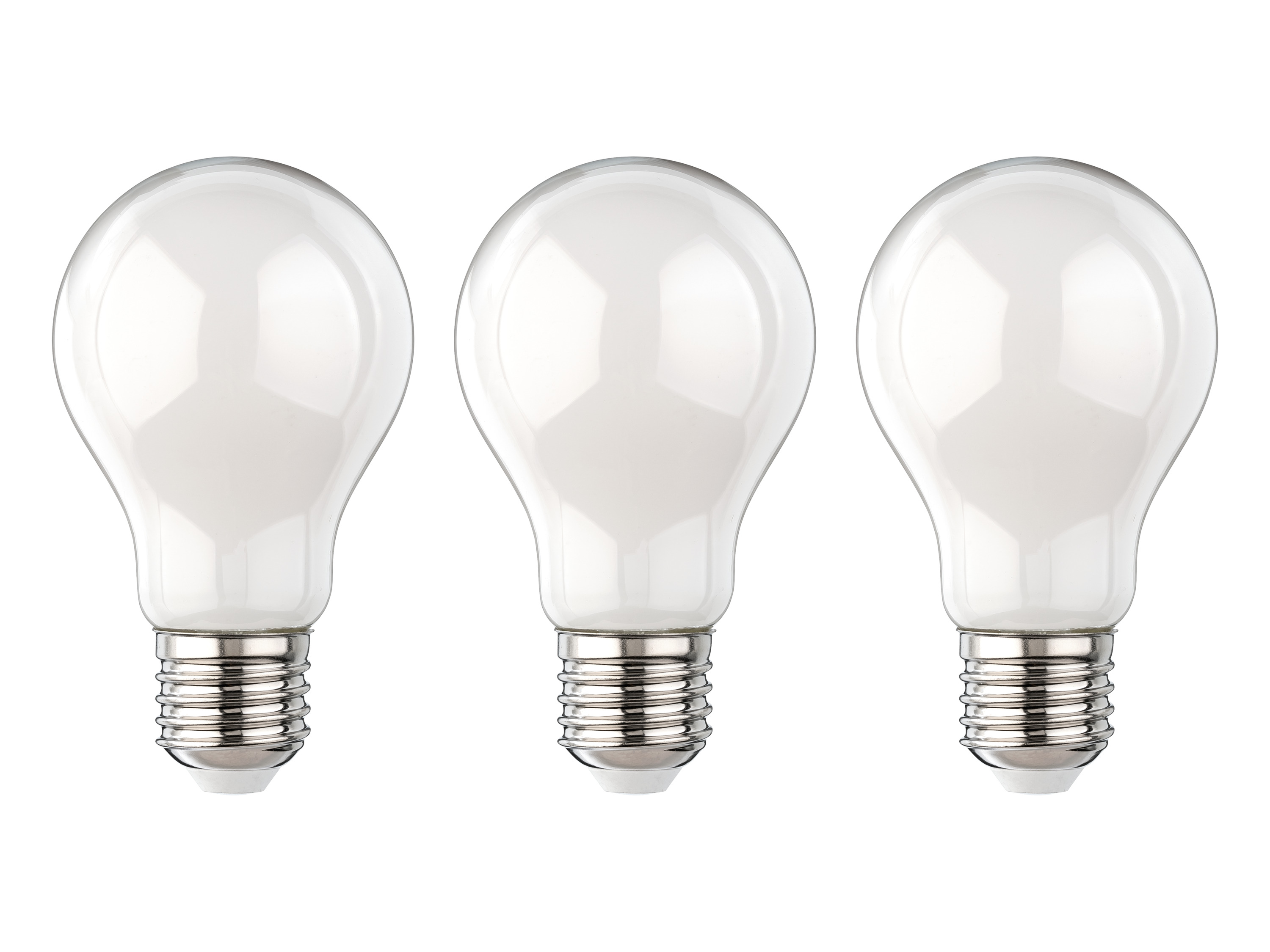 Livarno® Filamentová LED žárovka, 3 kusy (E27, mléčná)