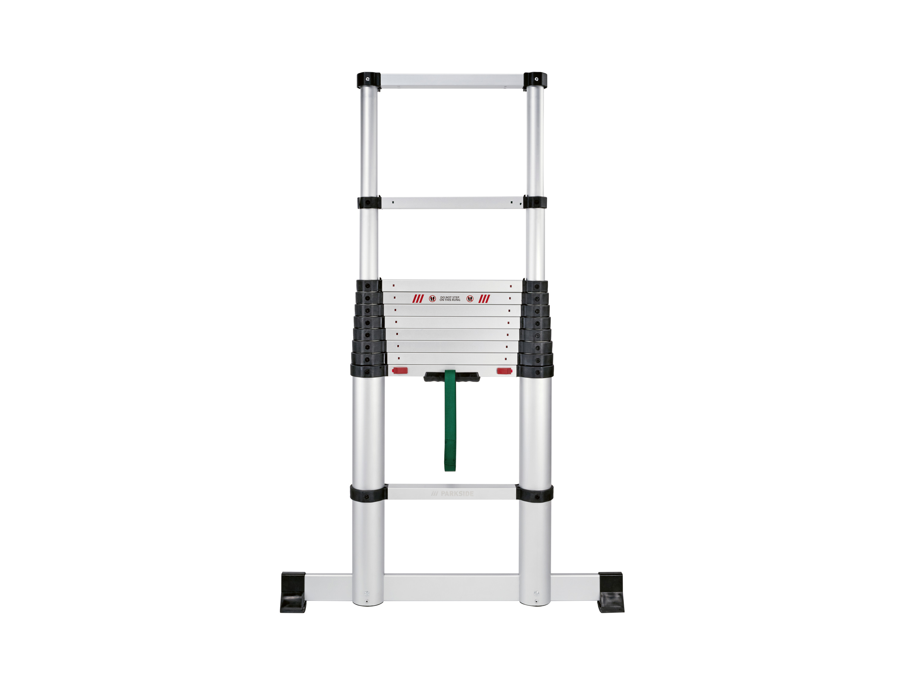 Parkside® Hliníkový teleskopický žebřík