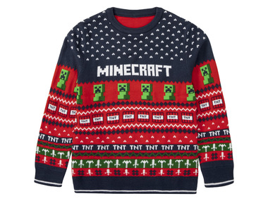 Minecraft Chlapecký vánoční svetr