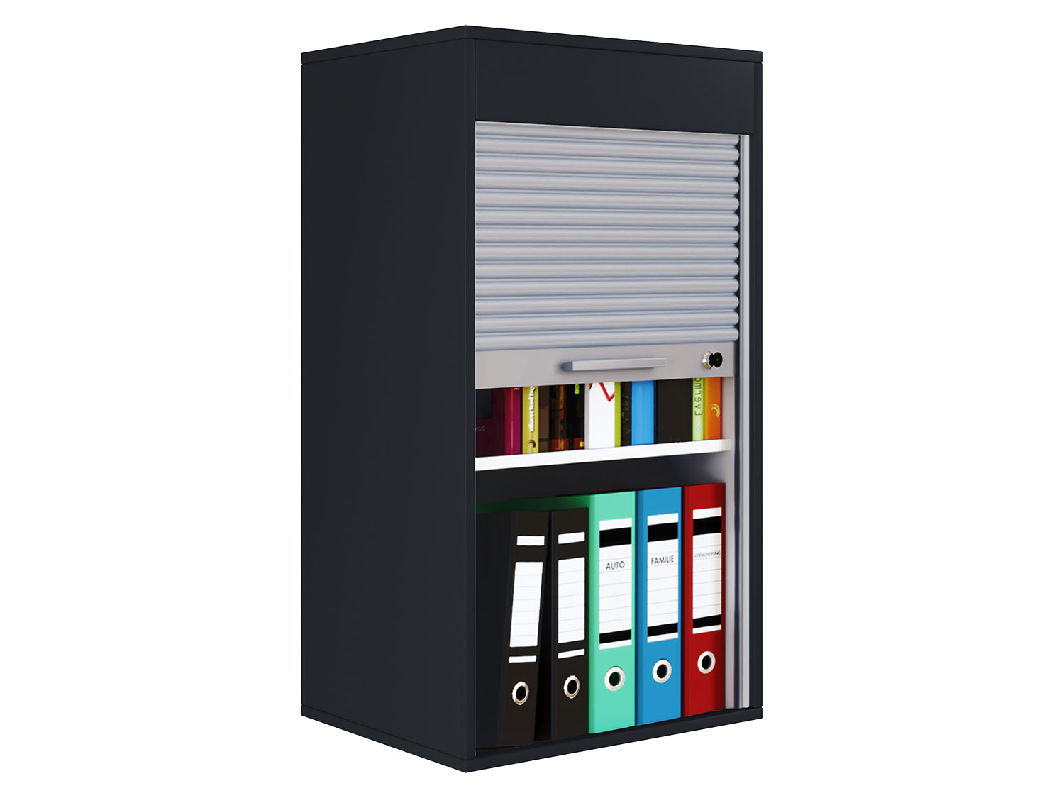 VCM Uzamykatelná skříňka (černá)