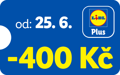Sleva od 25. června: -400 KČ