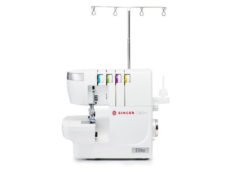 Bílý overlock Singer Elite SE017.