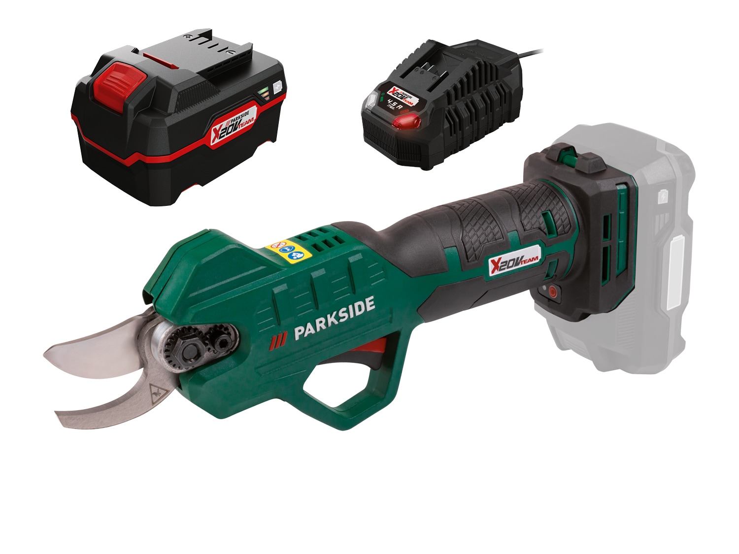 PARKSIDE® Aku nůžky na větve PAAS 20-Li A1, 4 Ah