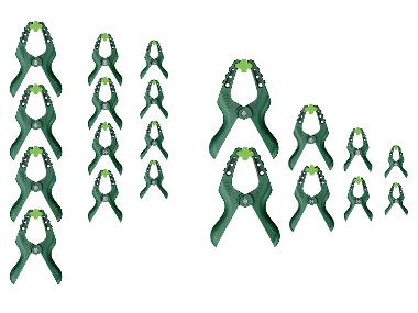 PARKSIDE® Sada upínacích svorek, 8dílná / 12dílná