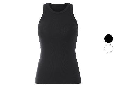 esmara® Dámské vroubkované tílko s BIO bavlnou