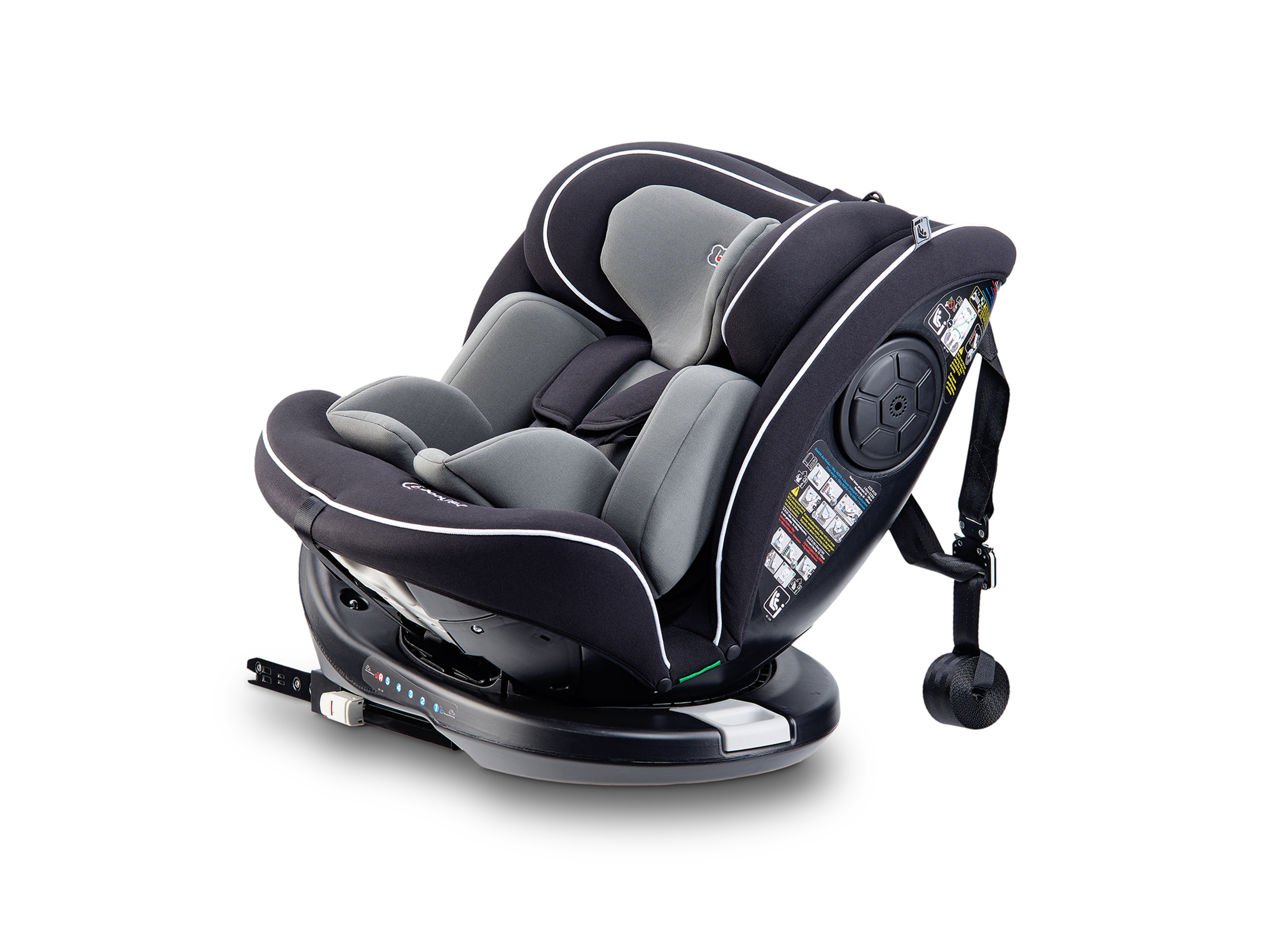 BabyGO Dětská autosedačka Nova 1, Sk. 0+, max. 36 kg (černá)