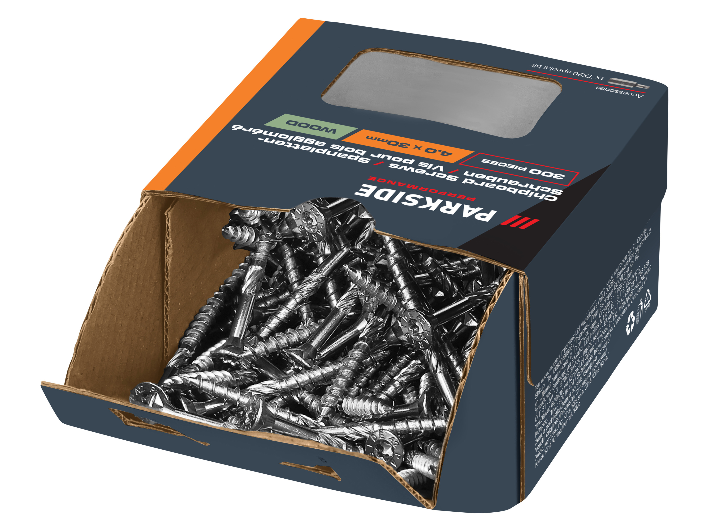Parkside Performance® Sada vrutů (4,0 x 30 mm, TG)