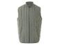 Zelená prošívaná vesta na zip