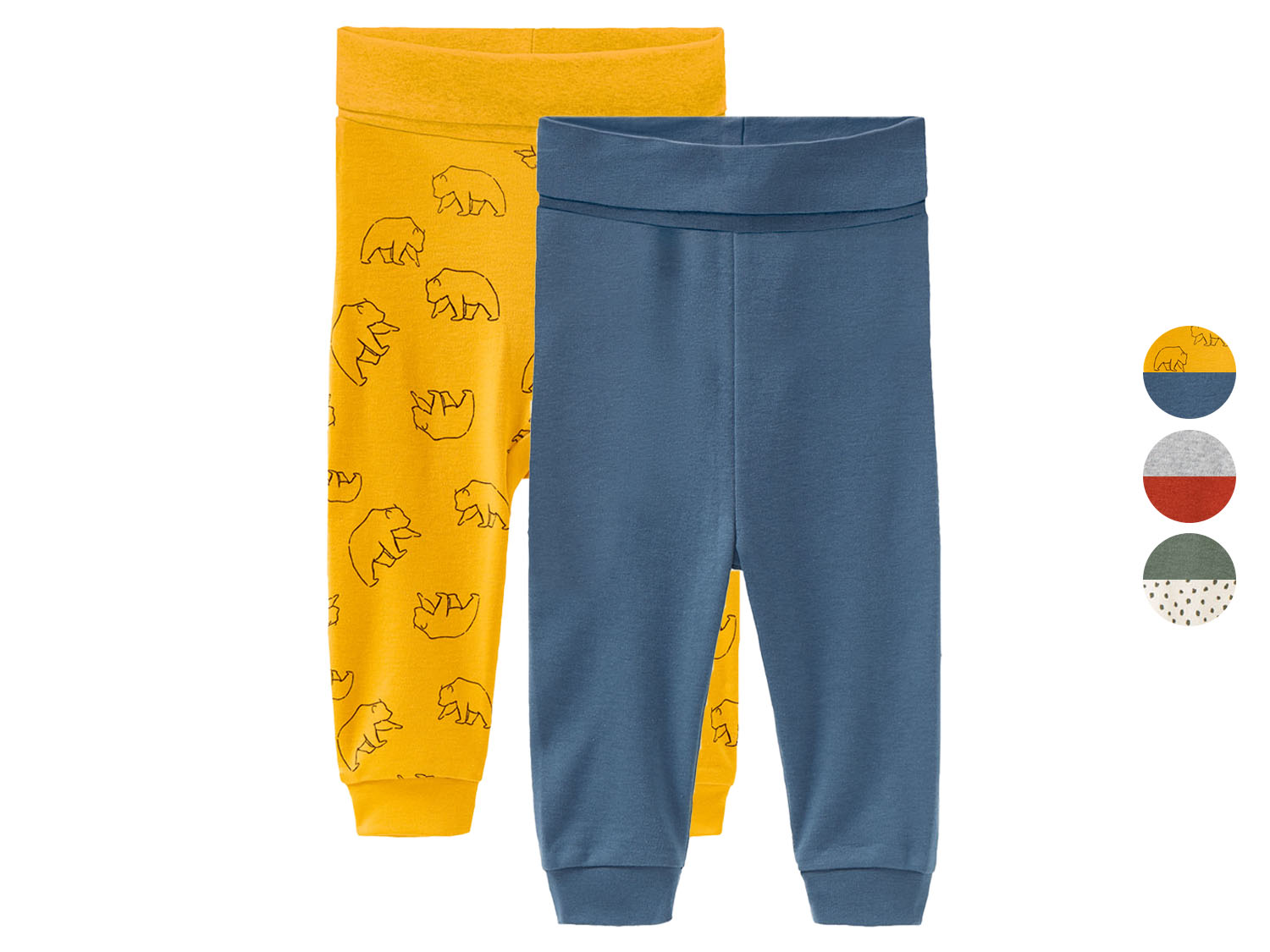 lupilu® Chlapecké kalhoty „Jogger" s BIO  bavlnou, 2 kusy