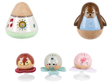 lupilu® Sada chrastítek / Houpací vydra / Rotující hračka se zvukem