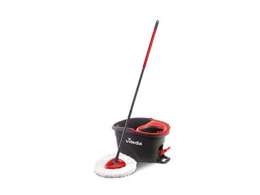 Vileda Turbo Box včetně náhradní hlavice 2v1 z mikrovlákna Turbo Refill