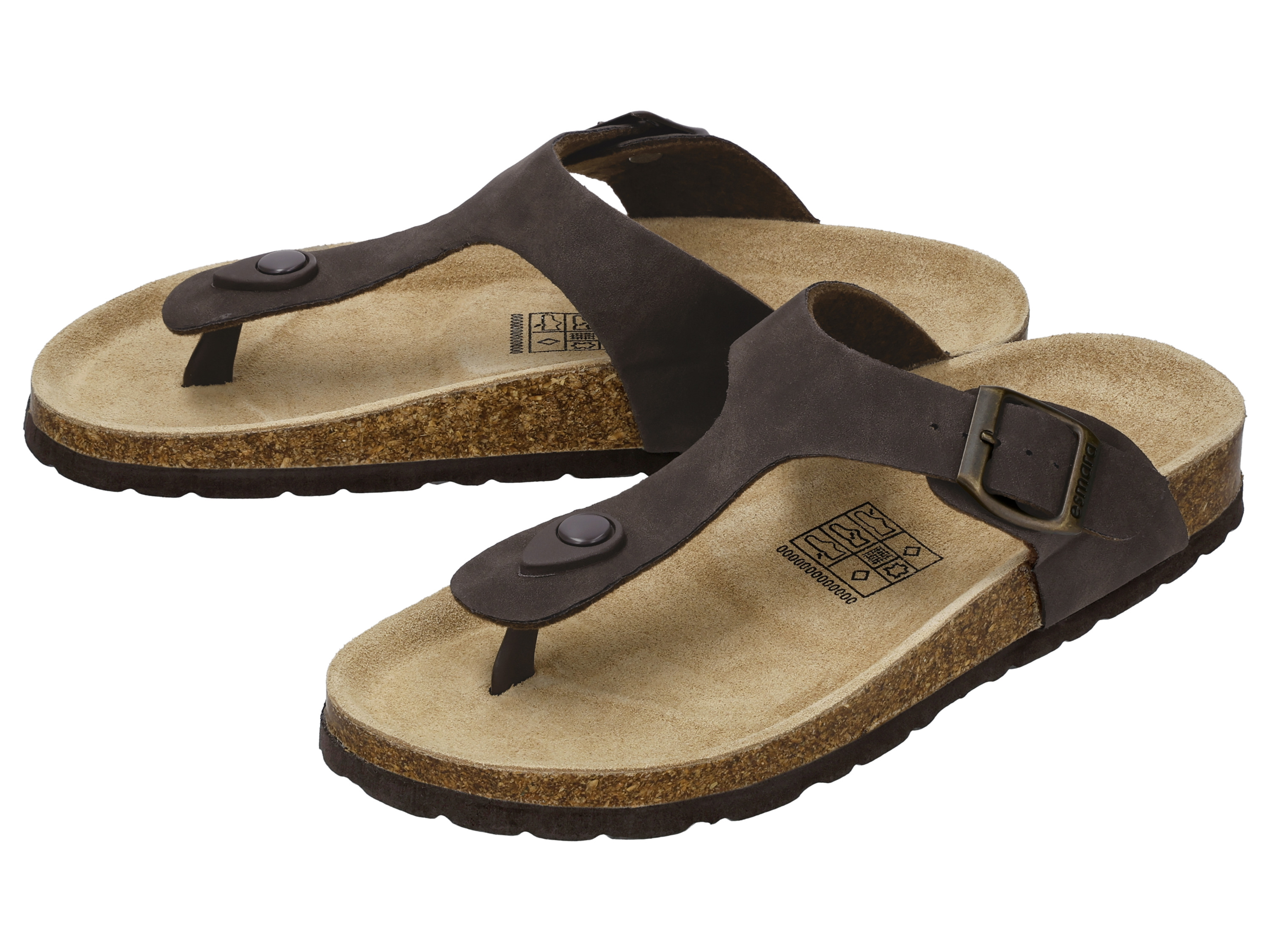 esmara® Dámské pantofle (hnědá, 41)