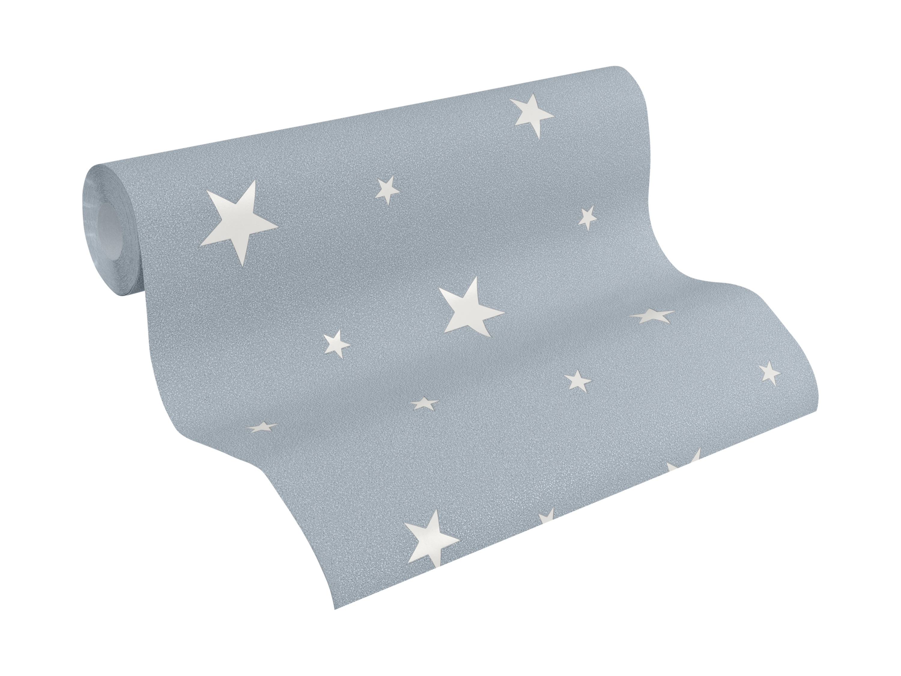 AS Création Vliesová tapeta (Modrá s bílou, 10,05 x 0,53 m)