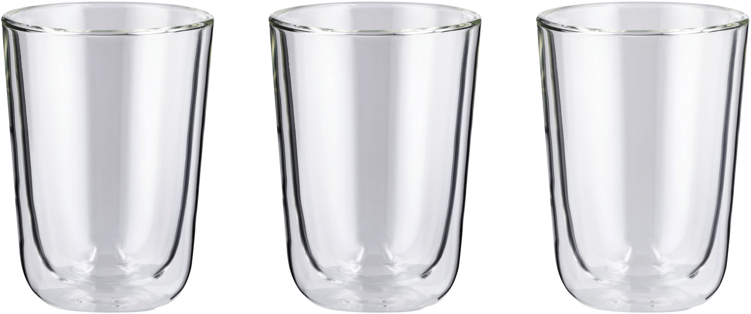 Silvercrest® Sada termo sklenic na cappuccino, 3dílná