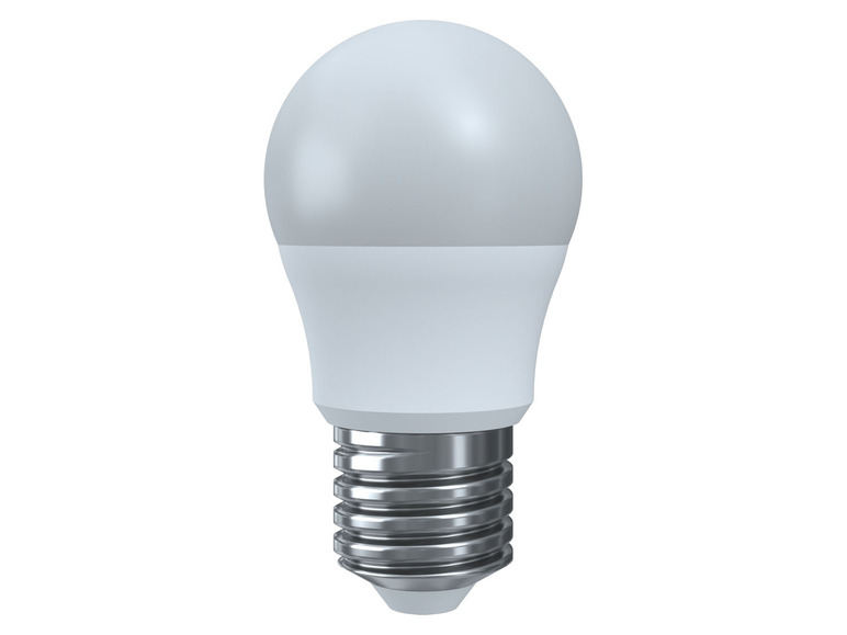 Energeticky úsporná LED žárovka se závitem E27.