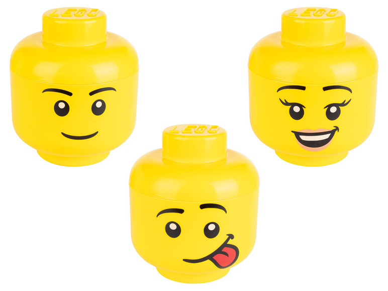 LEGO Malý úložný box ve tvaru Lego hlavy