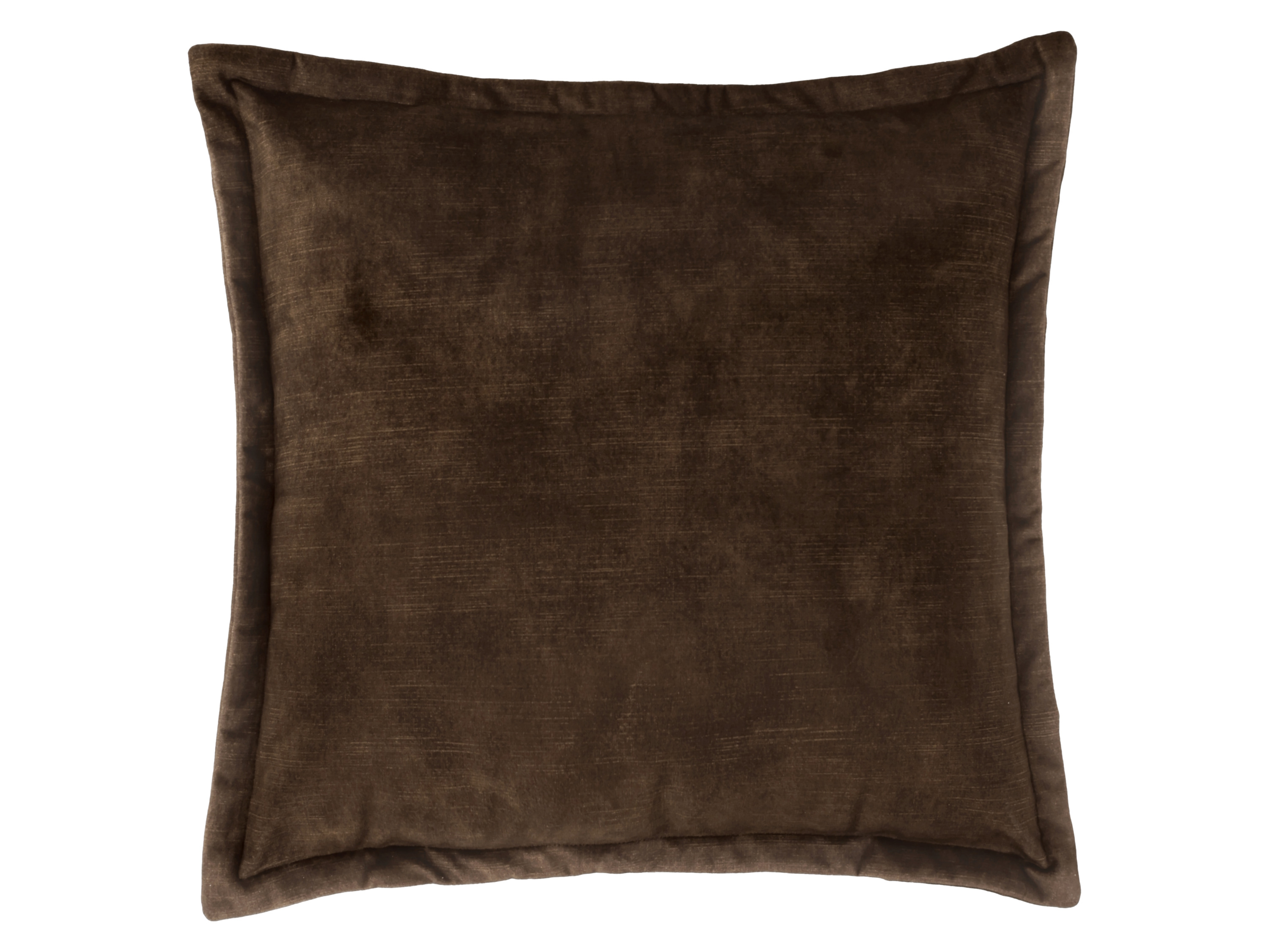 Livarno® Dekorativní polštář, 45 x 45 cm (samet/hnědá)
