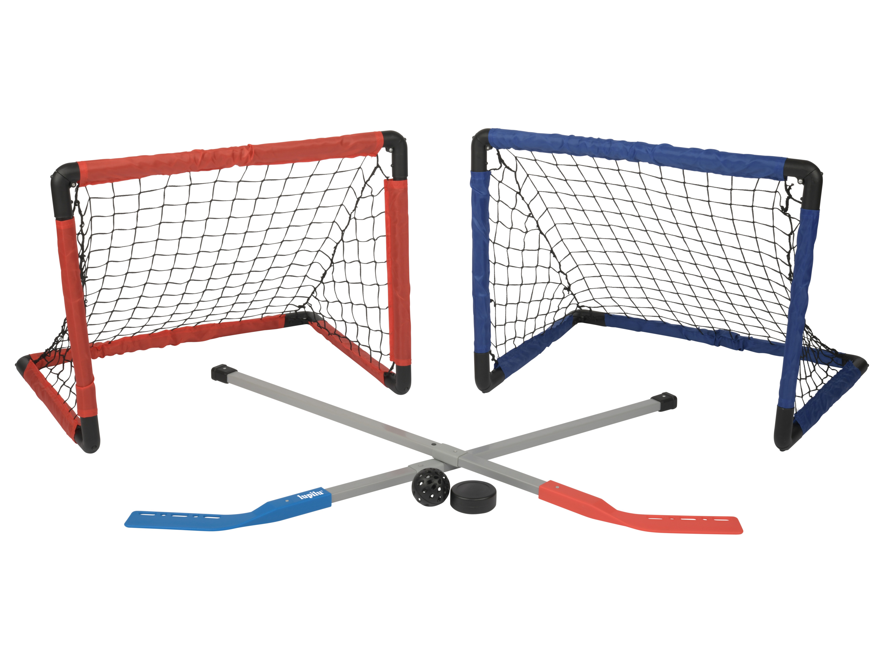 lupilu® Discgolfová sada / Herní set bean bag / Sada na roundnet / Street hokejová sada (Street Hockey)
