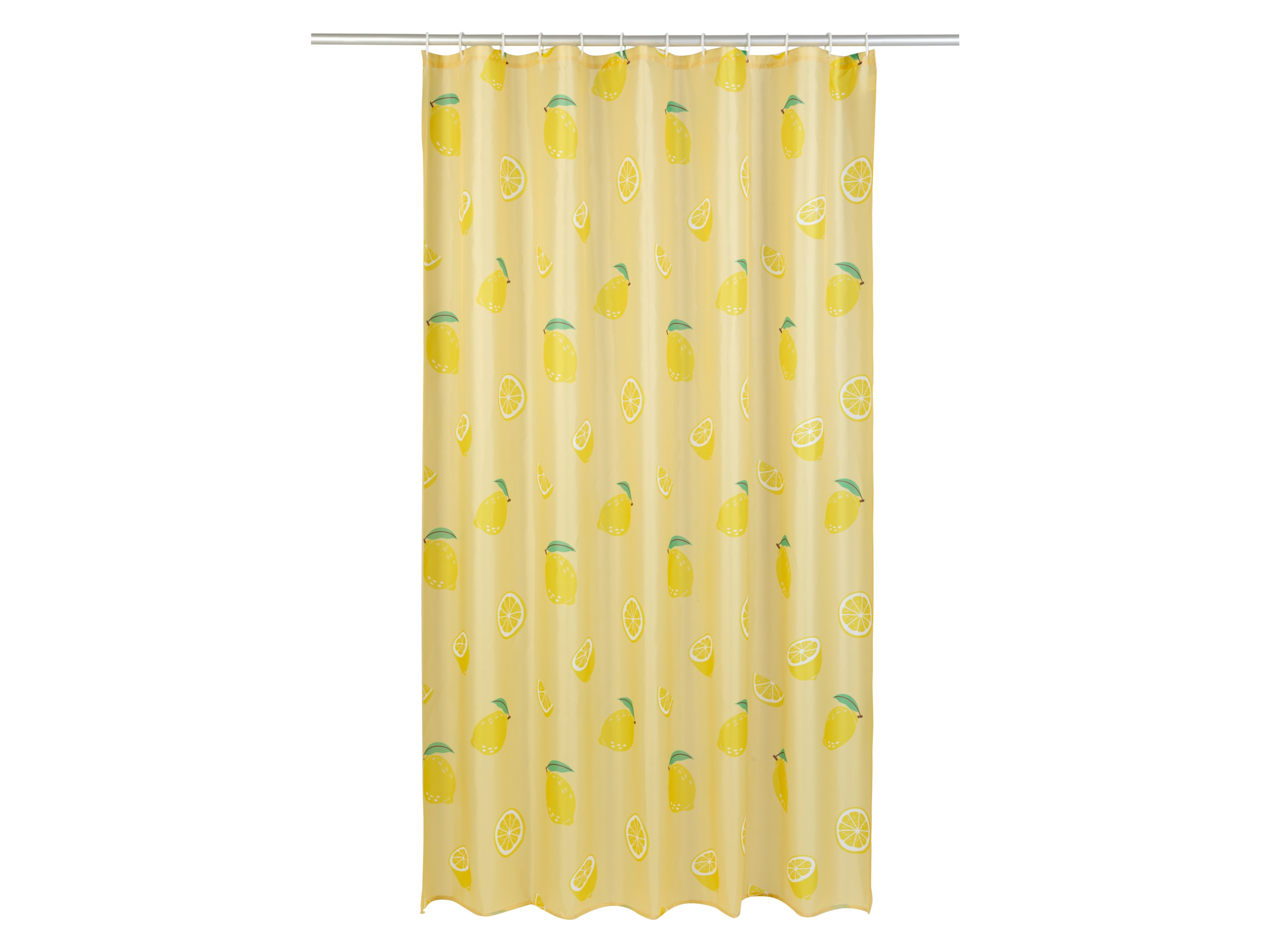 Livarno home Sprchový závěs, 180 x 200 cm (citron)