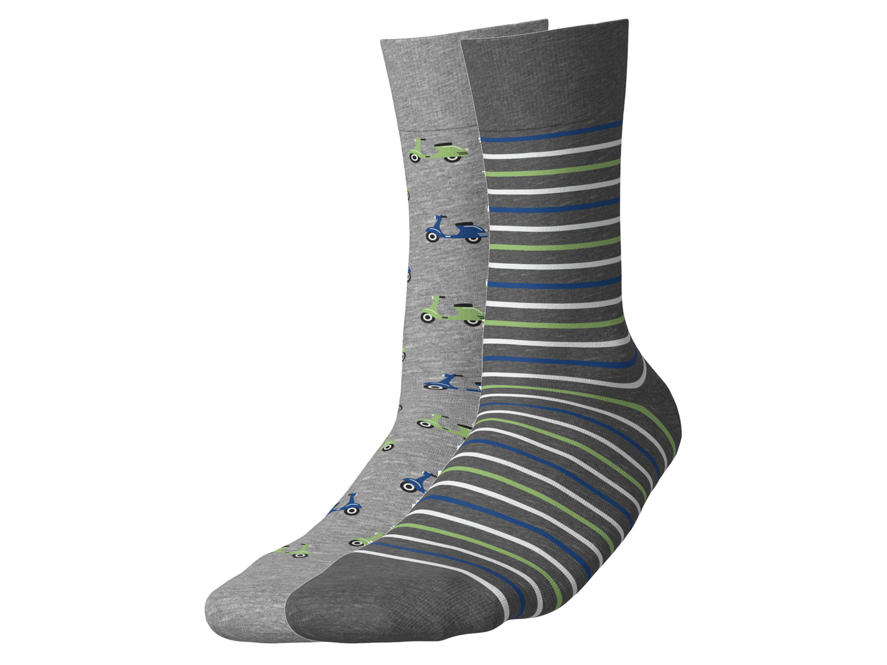 esmara® Dámské / Pánské ponožky, 2 páry (auta/pruhy, 39-42) pánská móda od výrobce esmara® esmara® Dámské / Pánské ponožky, 2 páry (auta/pruhy, 39-42)