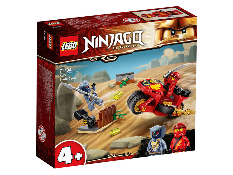  Zobrazit na celou obrazovku LEGO® NINJAGO 71734 Kaiova motorka s čepelemi - Obrázek 1
