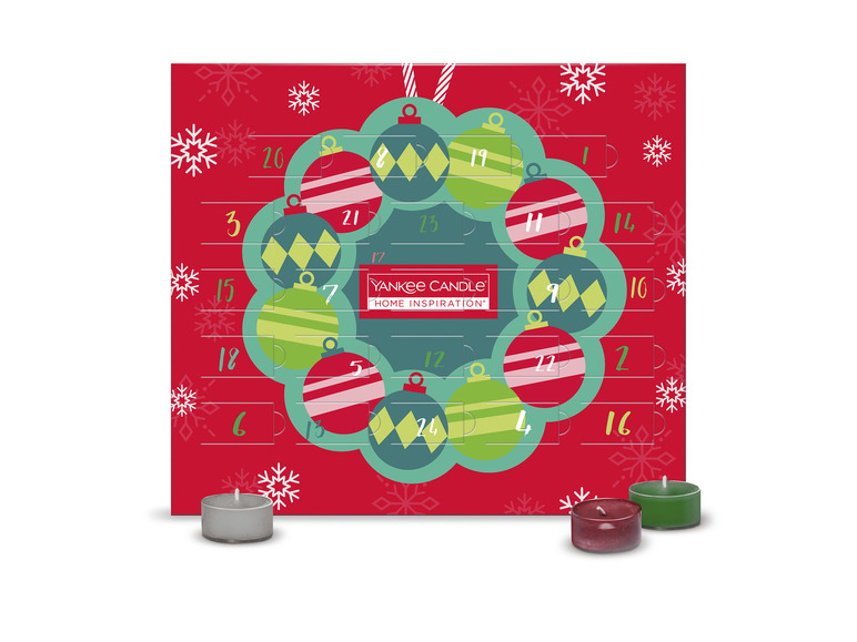  Zobrazit na celou obrazovku Yankee Candle Adventní kalendář s vonnými čajovými svíčkami - Obrázek 2