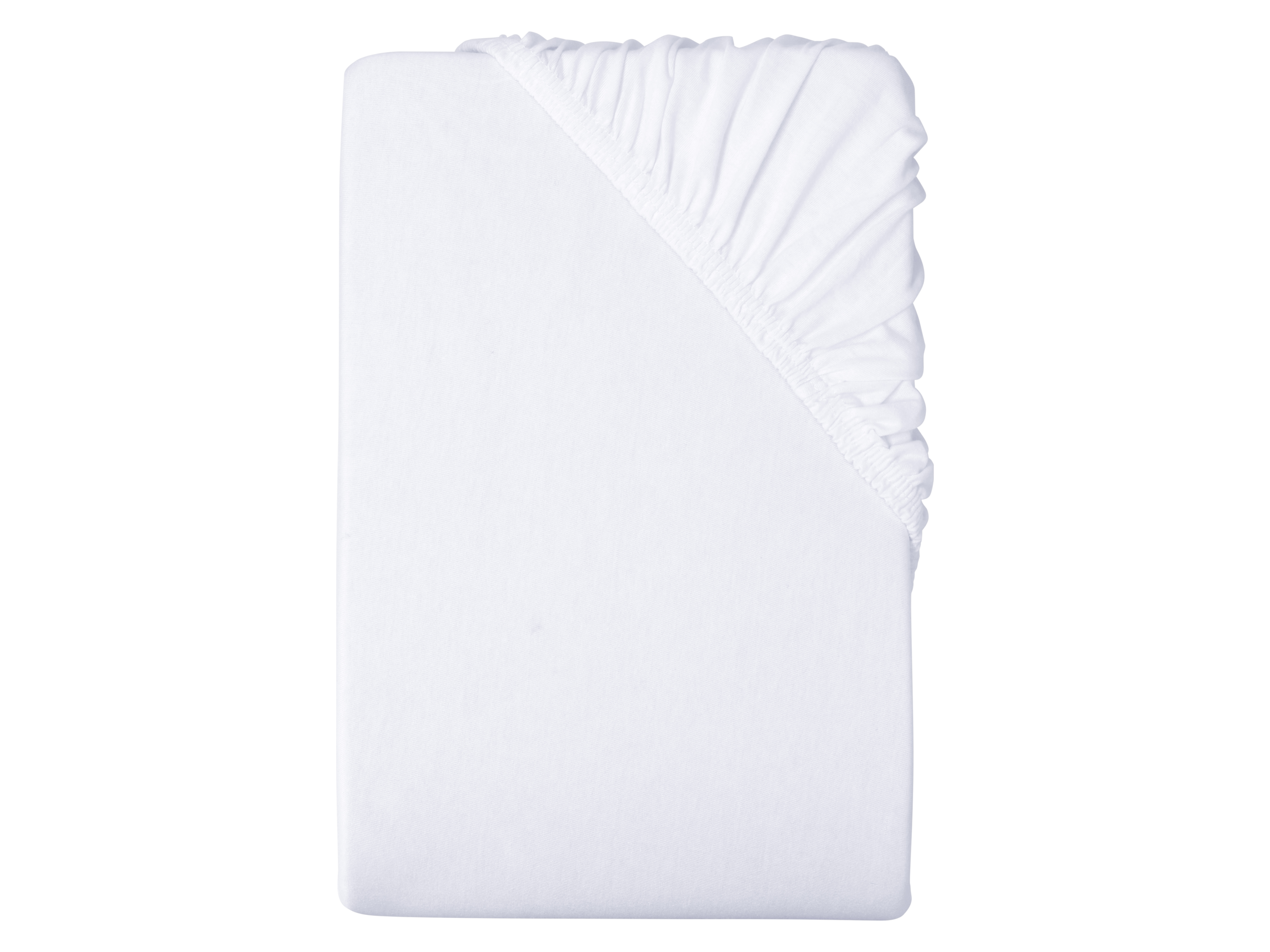 Livarno home Žerzejové napínací prostěradlo, 180-200 x 200 cm (bílá)