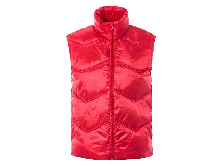Červená prošívaná vesta