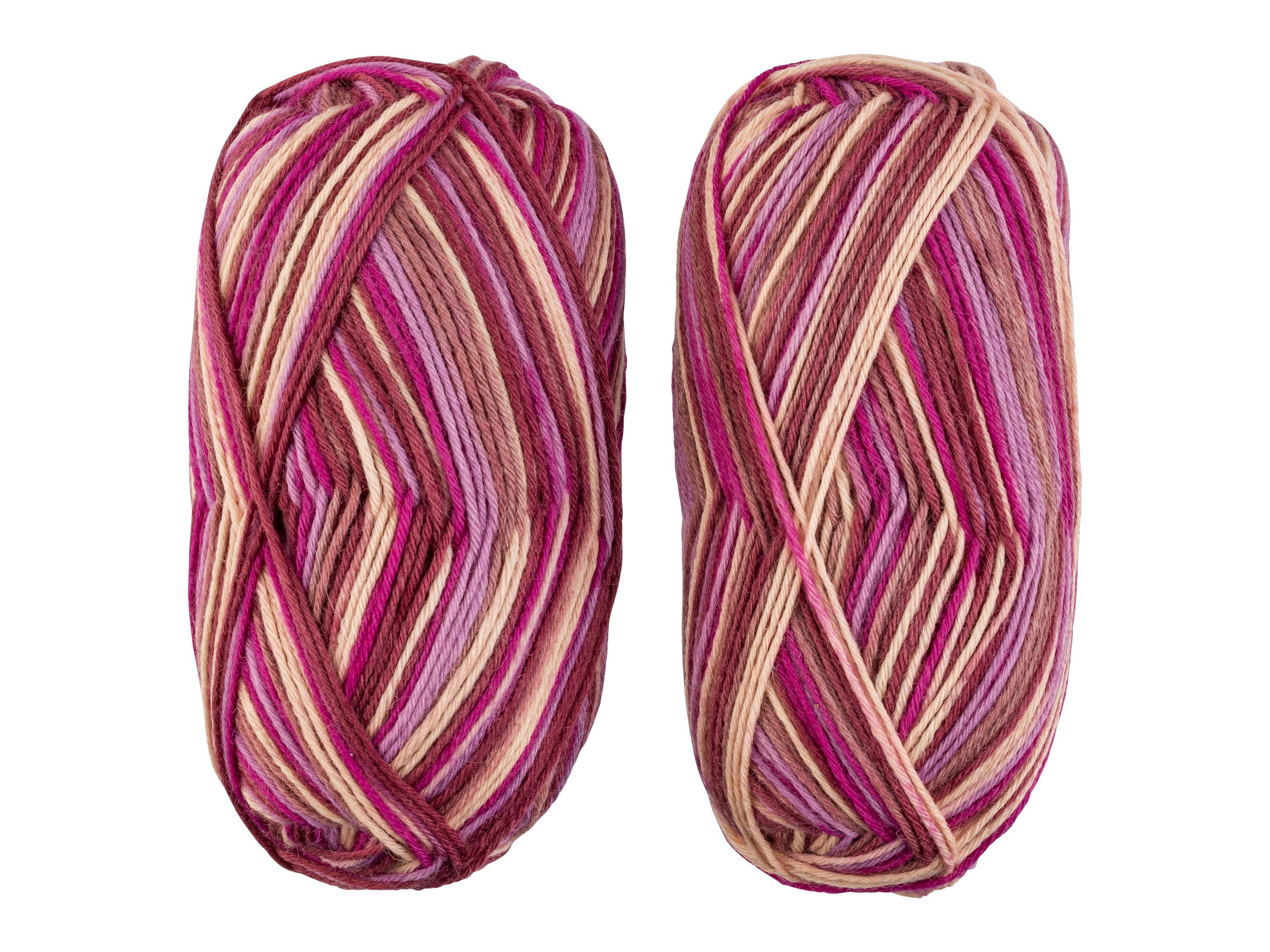 crelando® Příze na ponožky Verena (krémová/růžová)