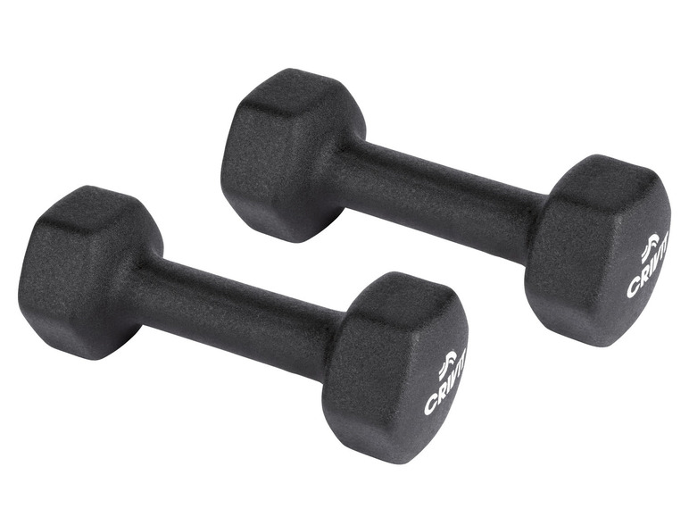 Zobrazit na celou obrazovku CRIVIT Sada činek, 3 kg / 5 kg, 2 kusy - Obrázek 2