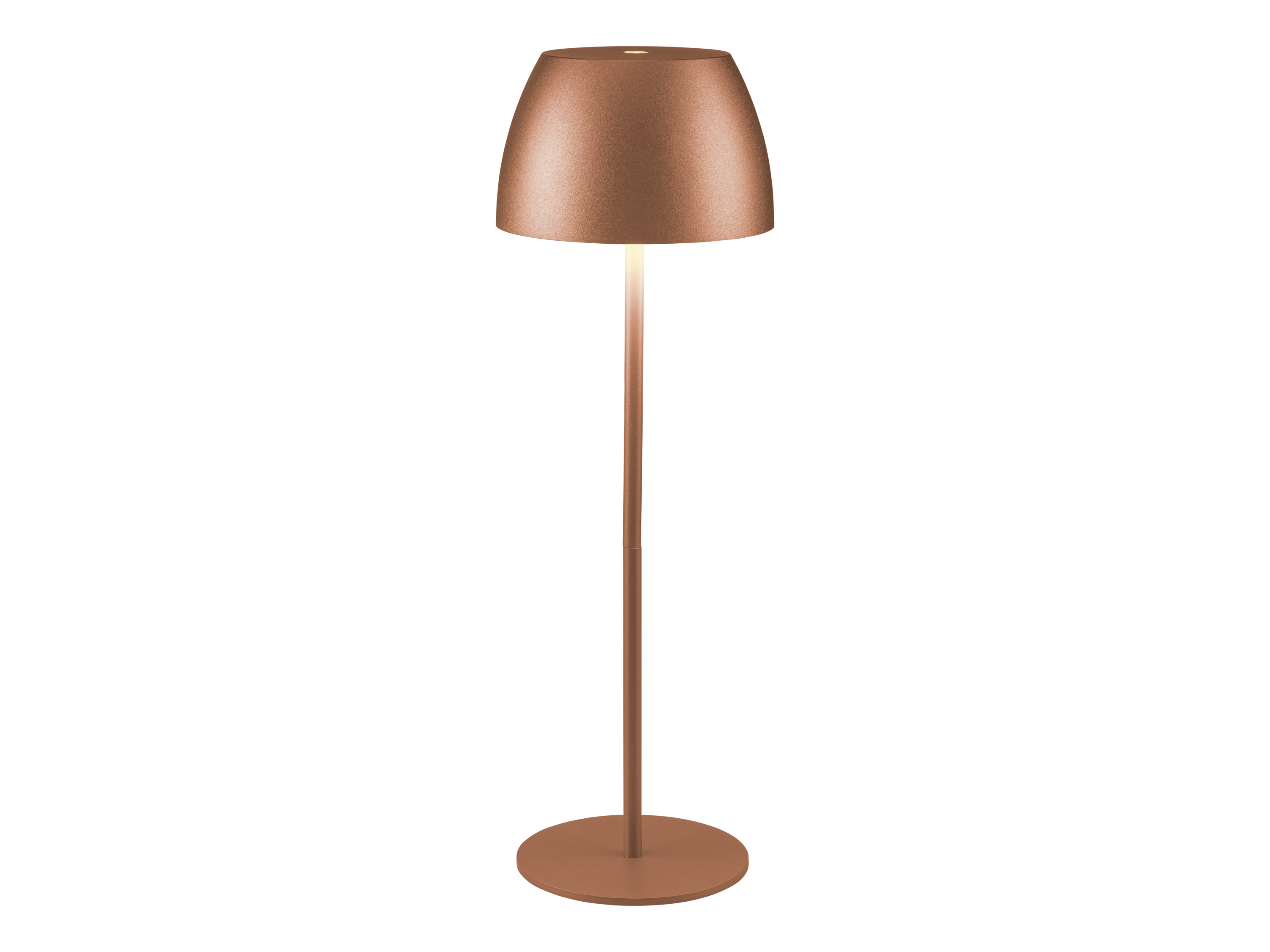 Livarno home Aku stolní LED lampa Stockholm (bronzová)