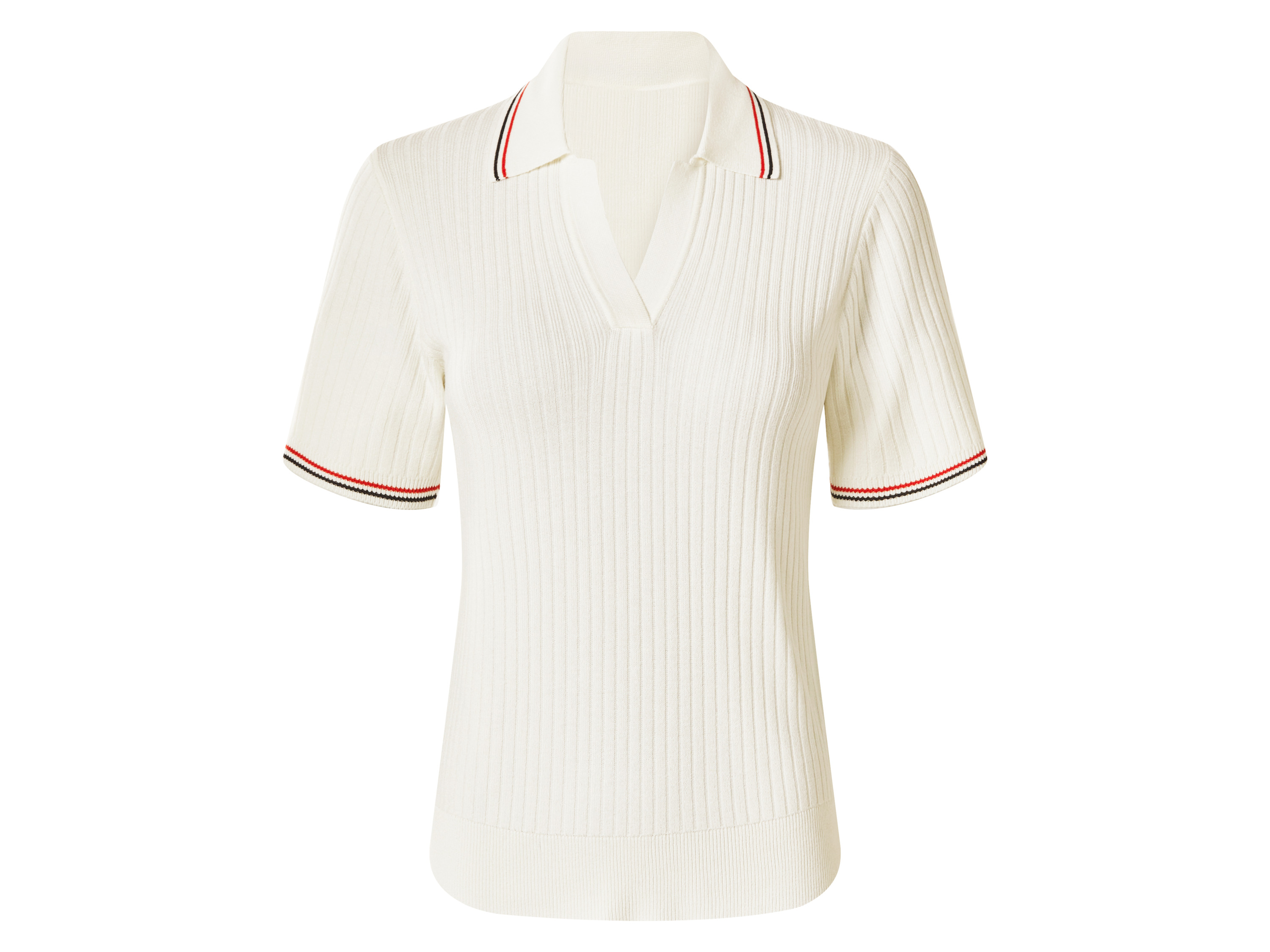 esmara® Dámské vroubkované polotriko (bílá, XL (48/50))