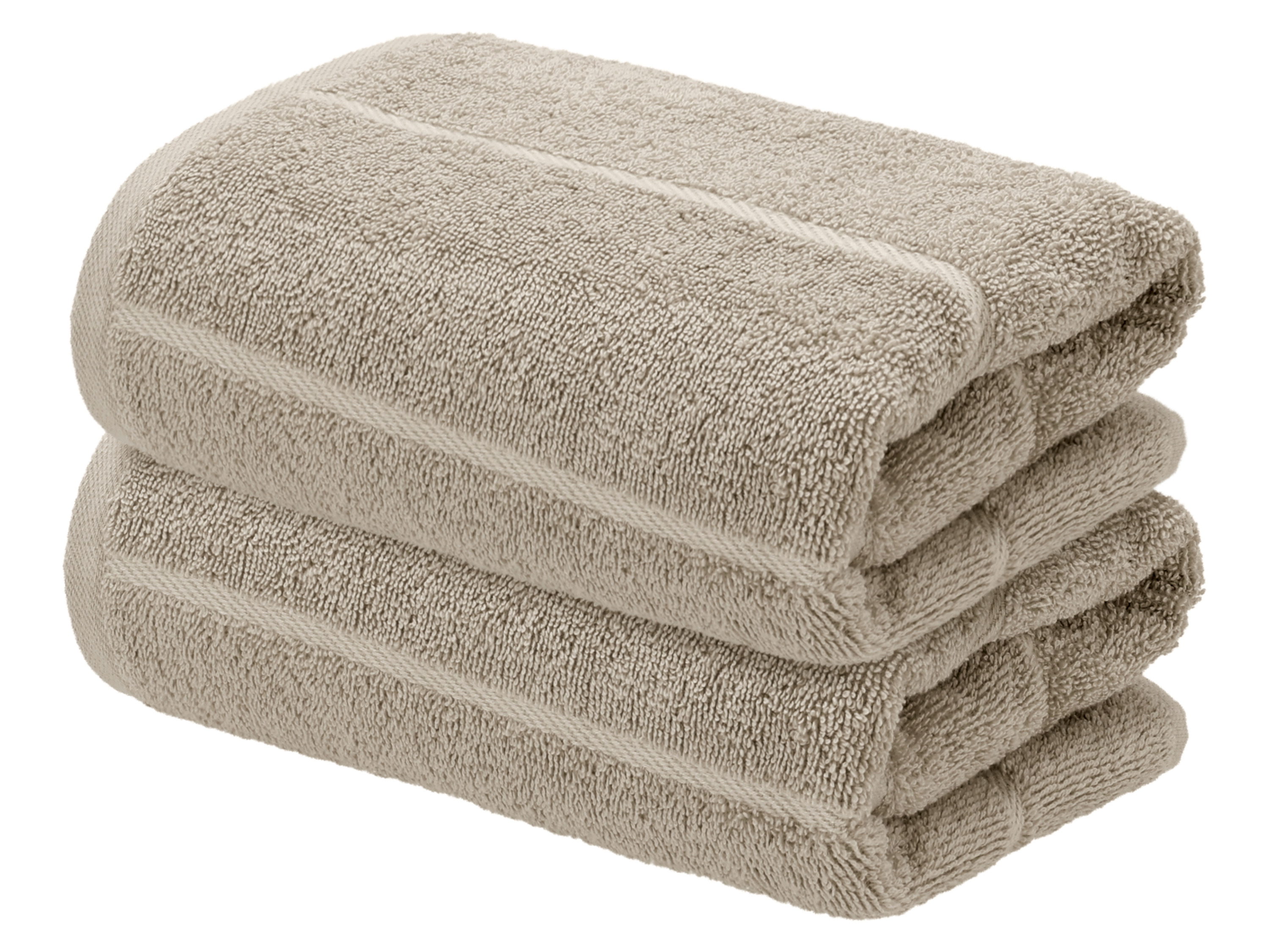 Livarno® Froté ručník, 50 x 100 cm, 500 g/m2, 2 kusy (béžová)