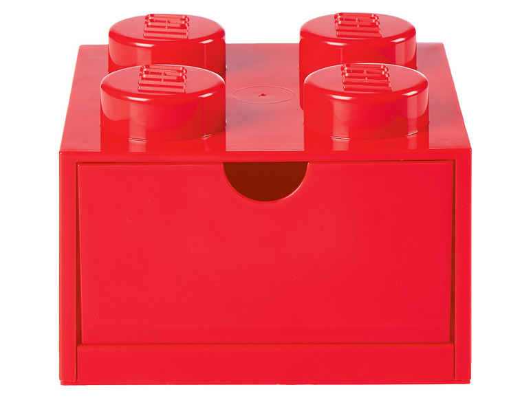  Zobrazit na celou obrazovku LEGO Zásuvka na psací stůl stavební kostka, 4 knoflíky - Obrázek 2