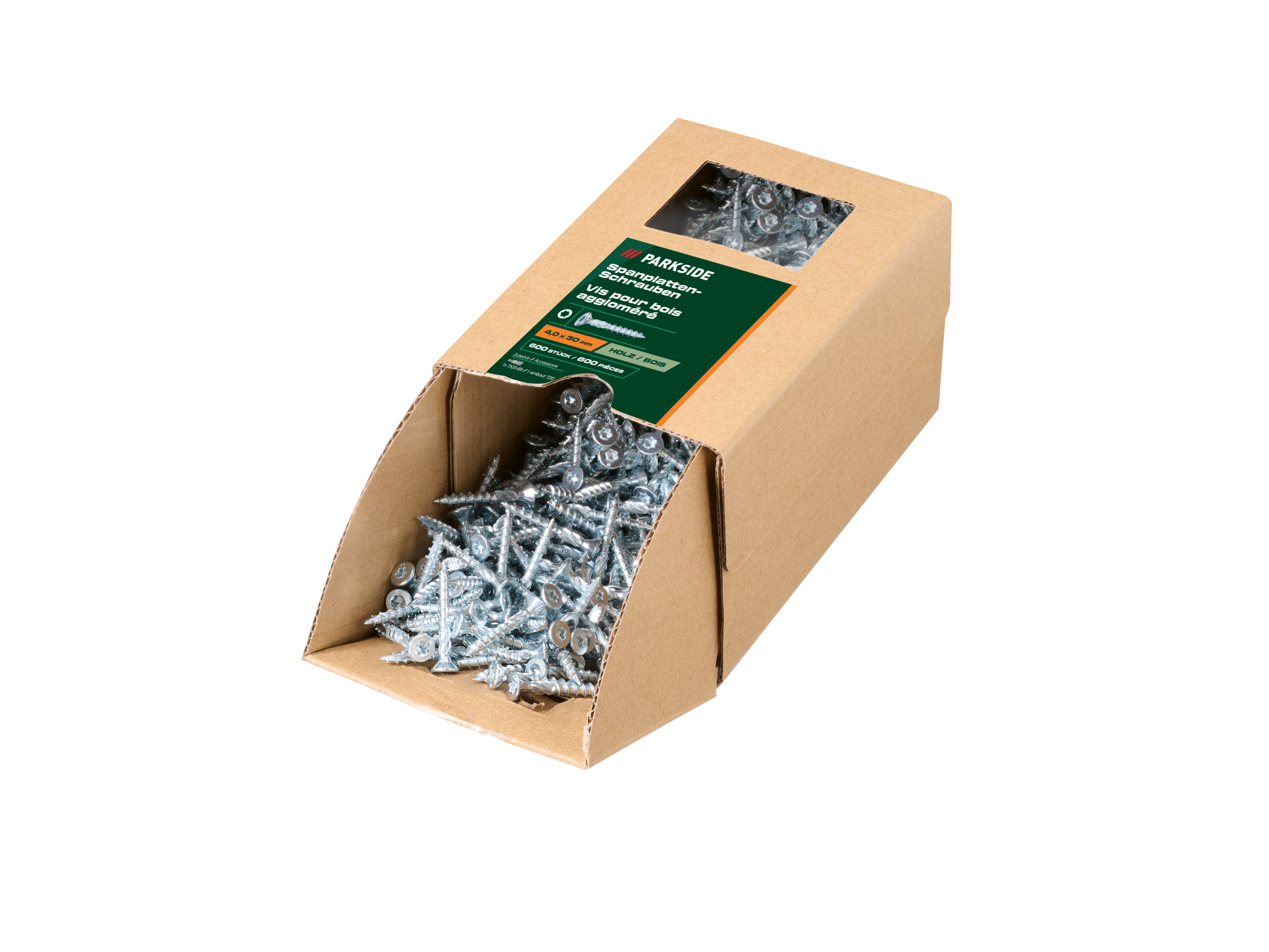 Parkside® Sada vrutů (Tx20 4,0 x 30 mm, s částečným závitem)