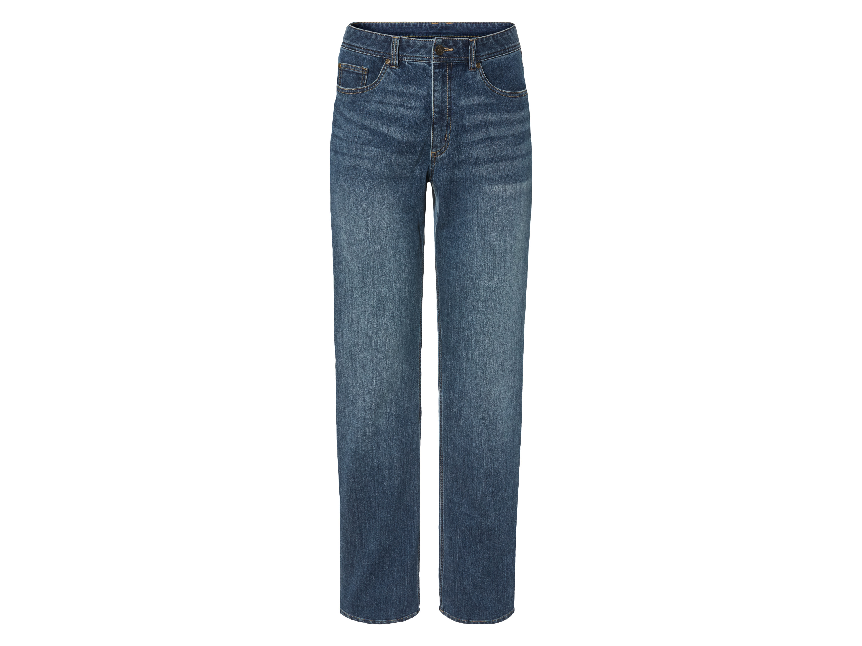 Livergy® Pánské termo džíny "Straight Fit" (46 (30/32), modrá)