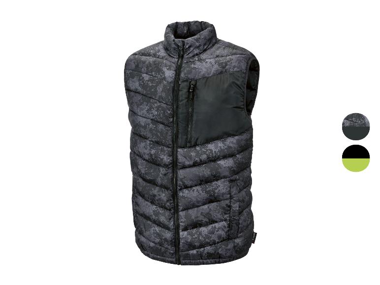 Černá vesty Parkside s maskovacím vzorem