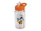 Průhledná láhev s brčkem, Disney Goofy design.