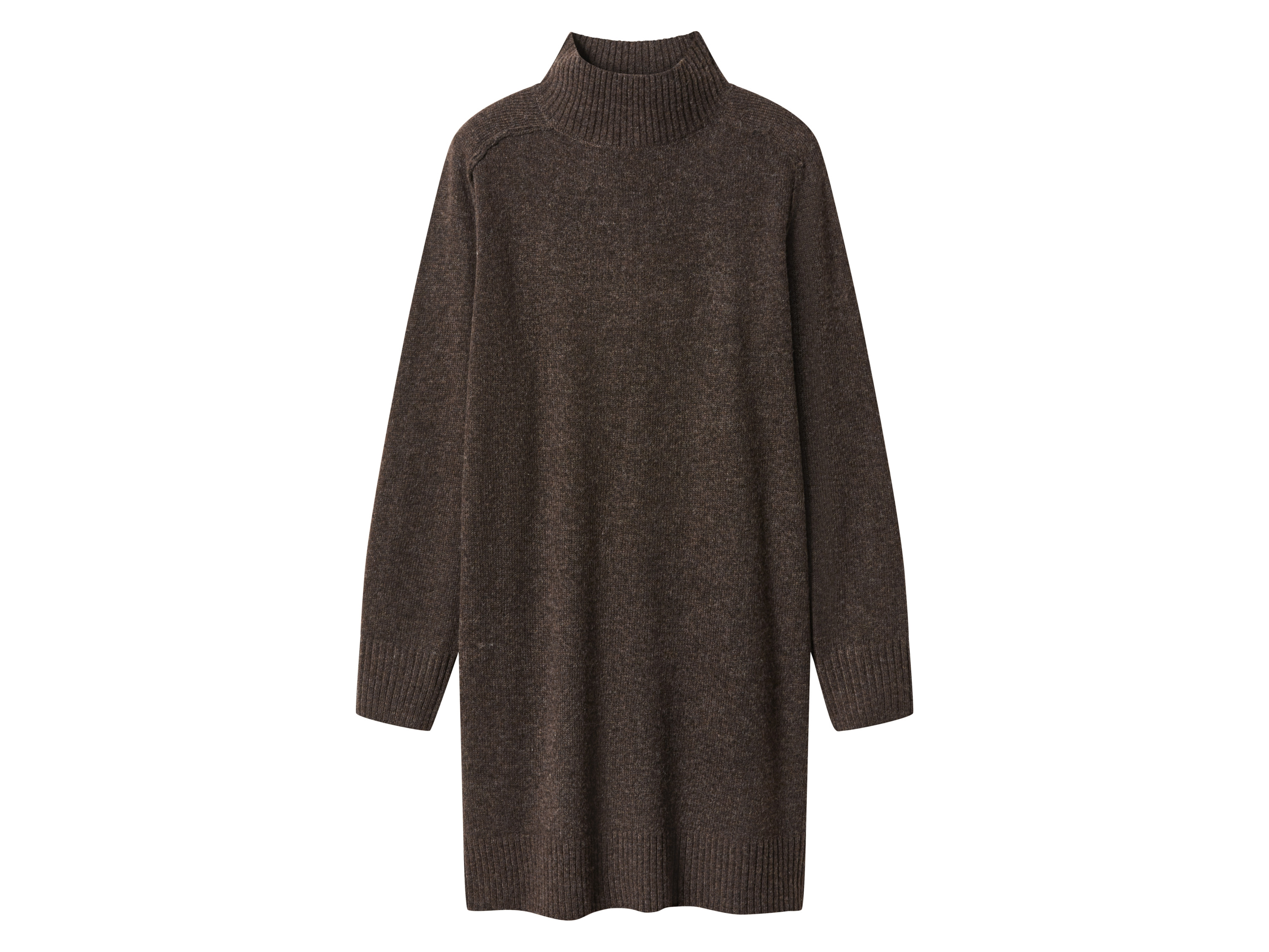 esmara® Dámské pletené šaty s podílem vlny (hnědá, M(40/42))