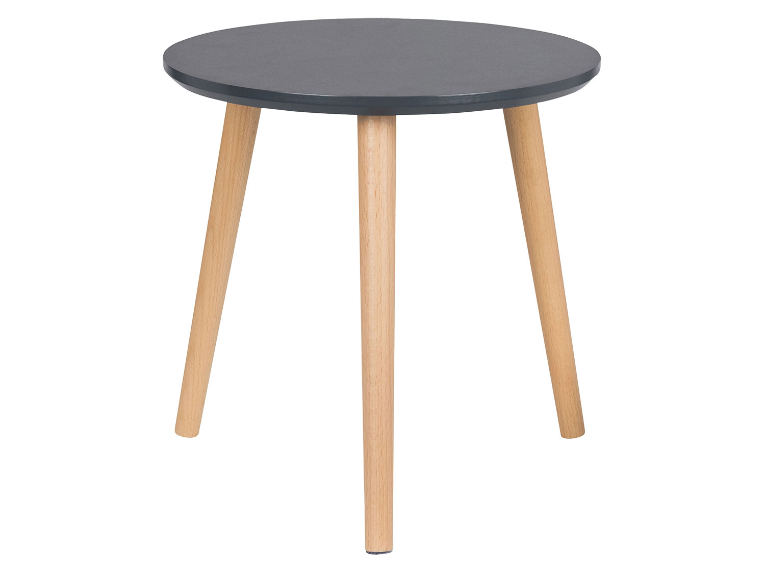 Livarno home Stolek, Ø 40 cm (antracitová)
