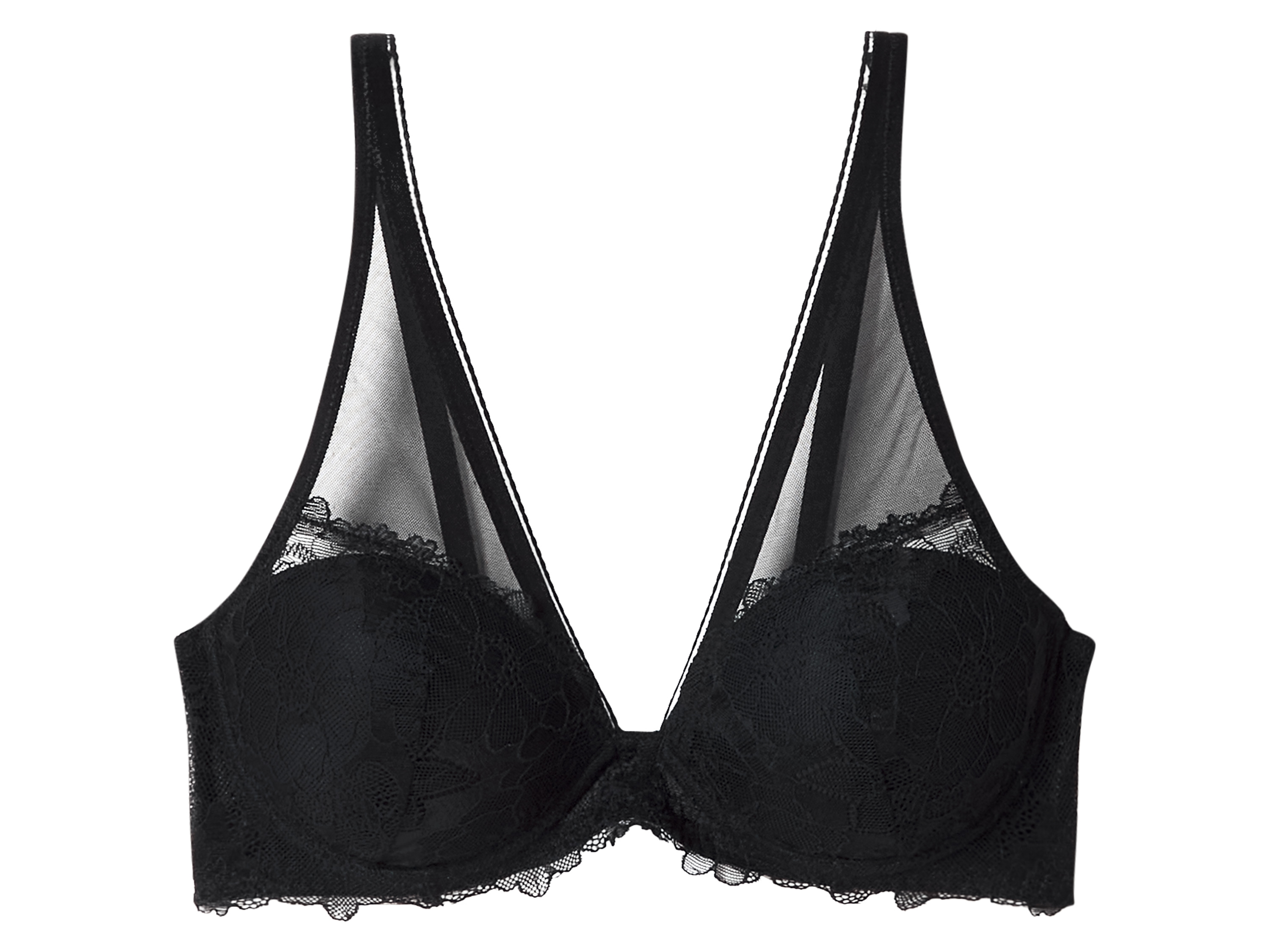 esmara® Dámská podprsenka s krajkou (černá, 85C)