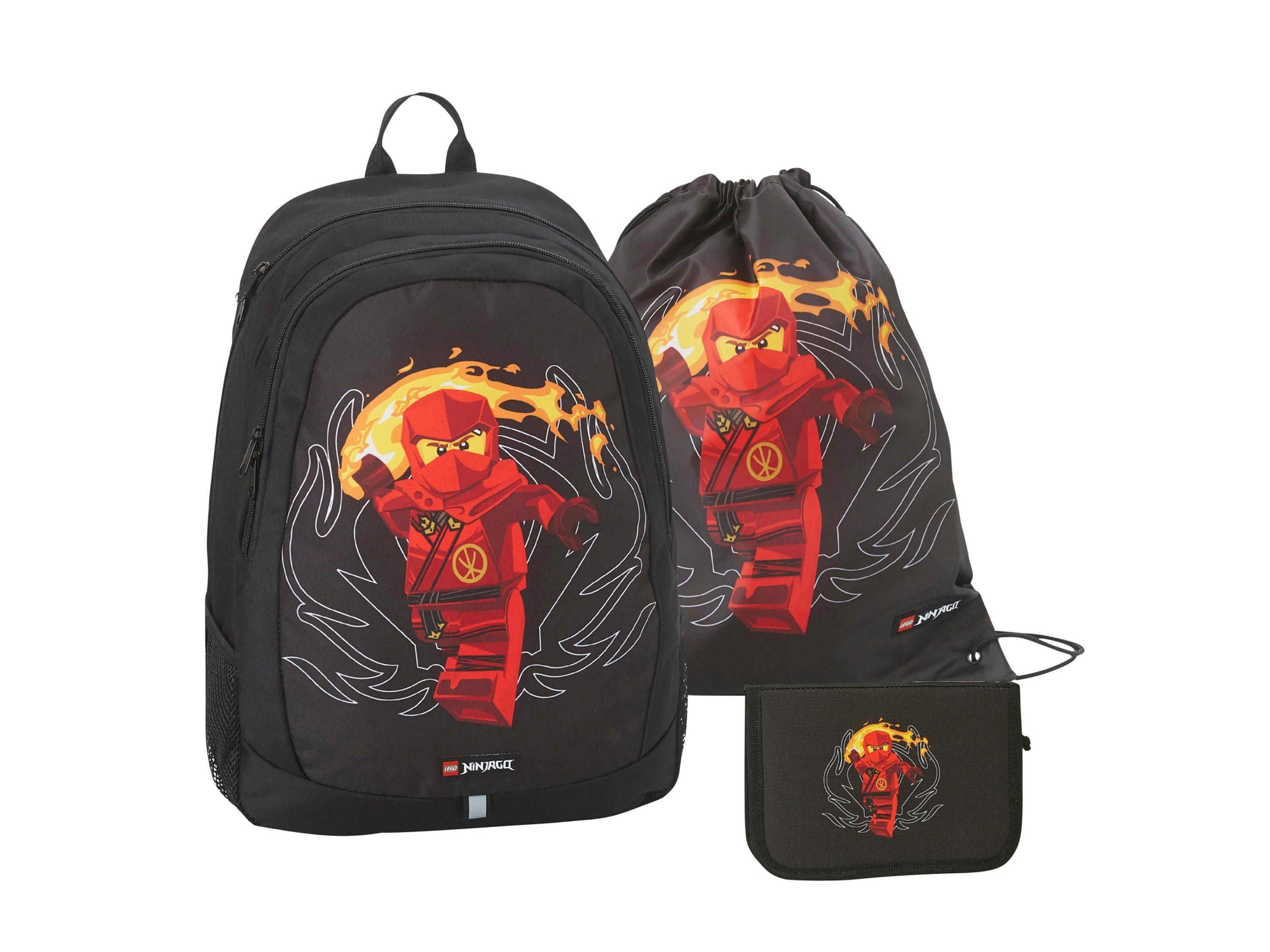 Lego Školní souprava Light, 3dílná (Ninjago/červená)