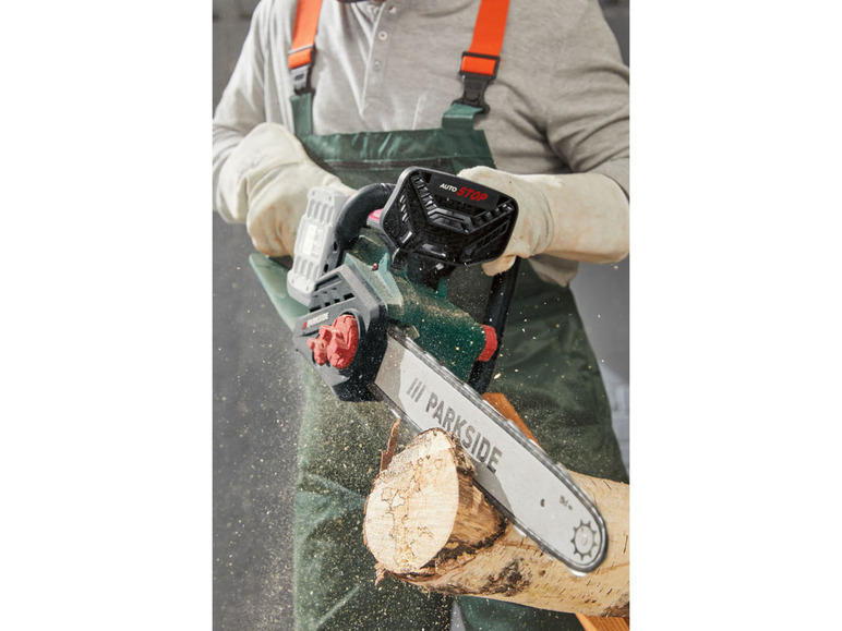 Zobrazit na celou obrazovku PARKSIDE® Aku řetězová pila PKSA 40 Li B2, 2x 4 Ah - Obrázek 9