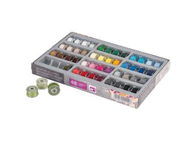 crelando® Sada cívek spodních šicích nití, 48dílná