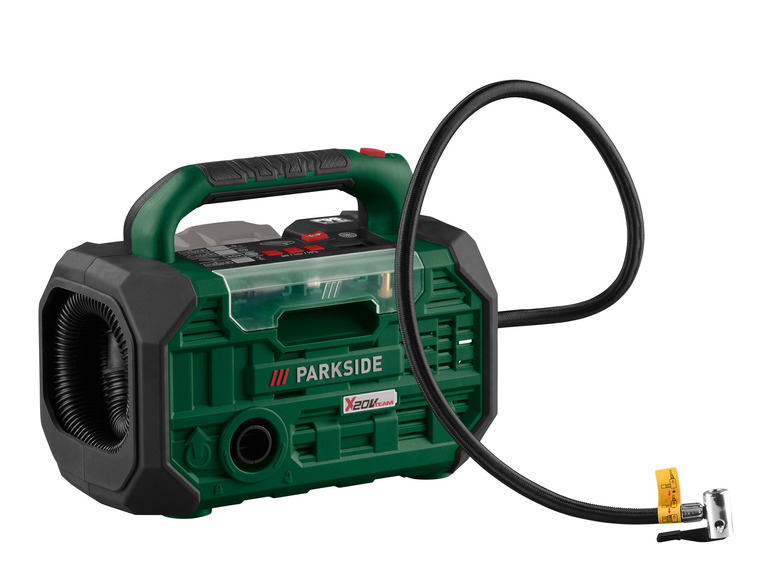  Zobrazit na celou obrazovku PARKSIDE® Aku kompresor a pumpa 20 V PKA 20-Li C3 – bez akumulátoru a nabíječky - Obrázek 6