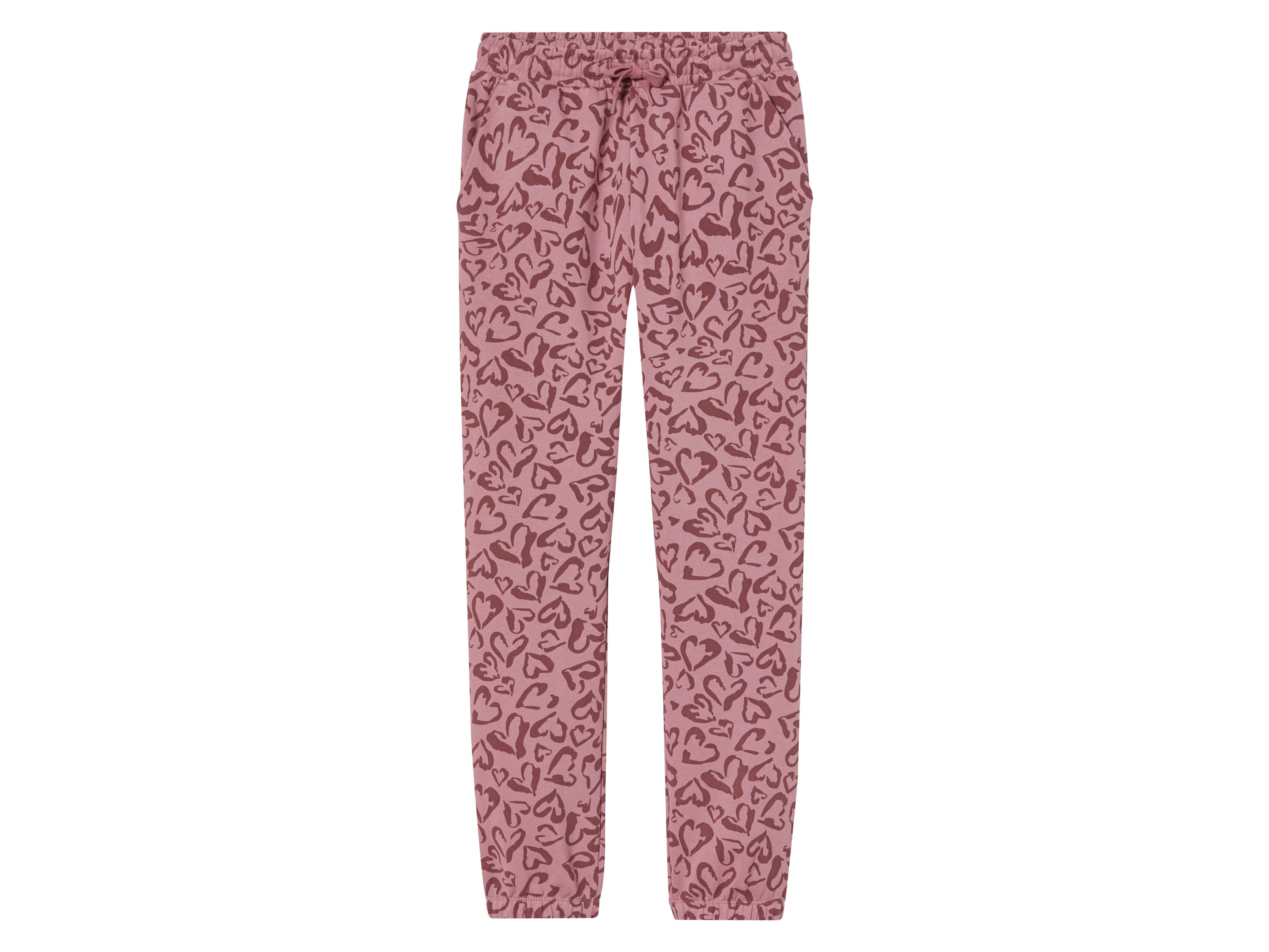 pepperts!® Dívčí tepláky (158/164, vzor srdce)
