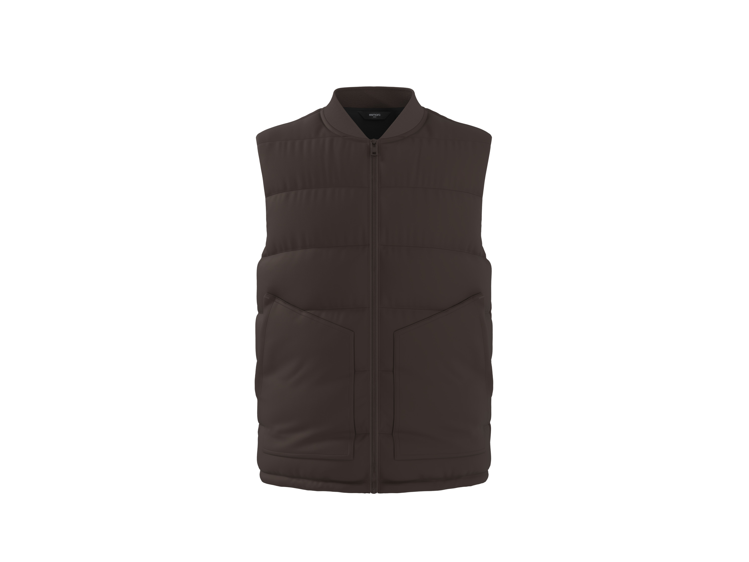 Esmara MEN Pánská prošívaná vesta (hnědá, XXL (60/62))
