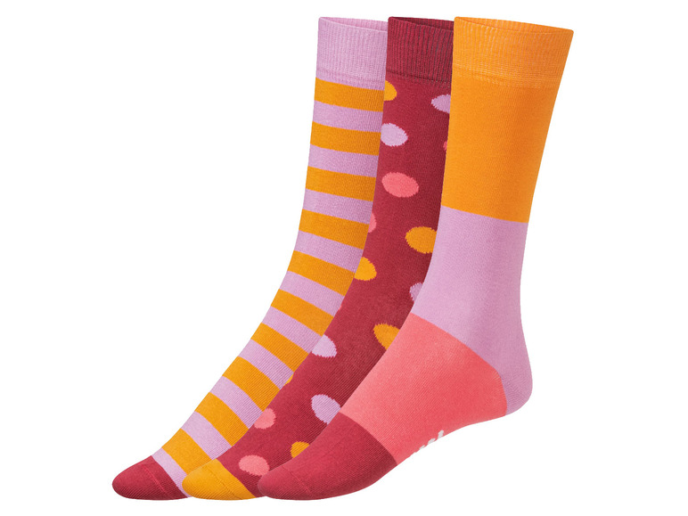  Zobrazit na celou obrazovku Fun Socks Dámské / Pánské ponožky, 3 páry - Obrázek 2