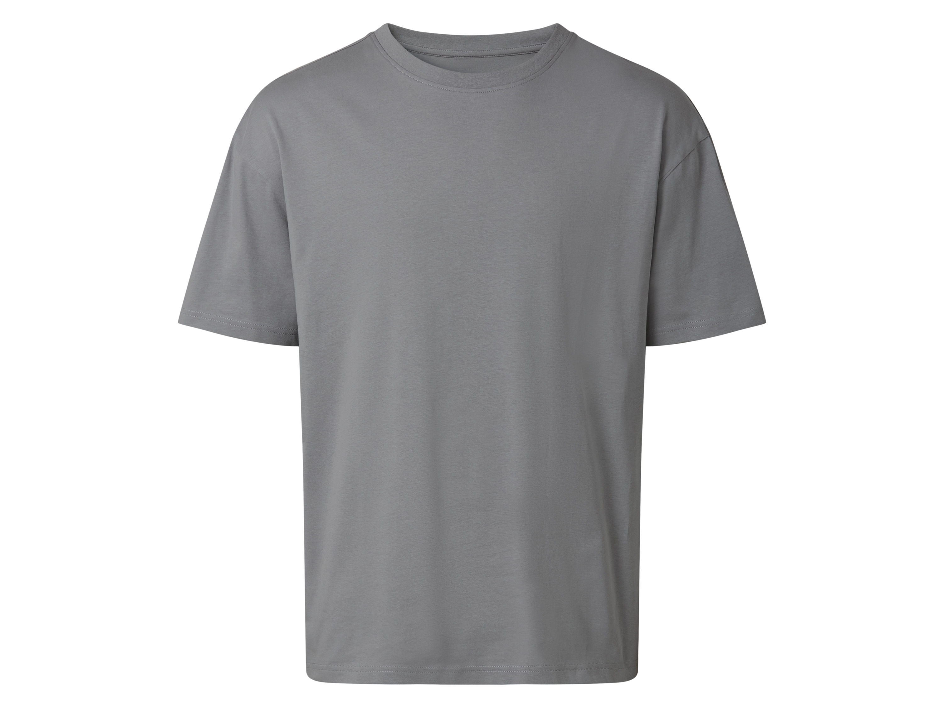 esmara® Pánské oversize triko (světle šedá, S (44/46))